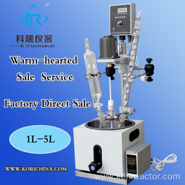 2L Small Electric laboratory Hydrolysis glass Reactor